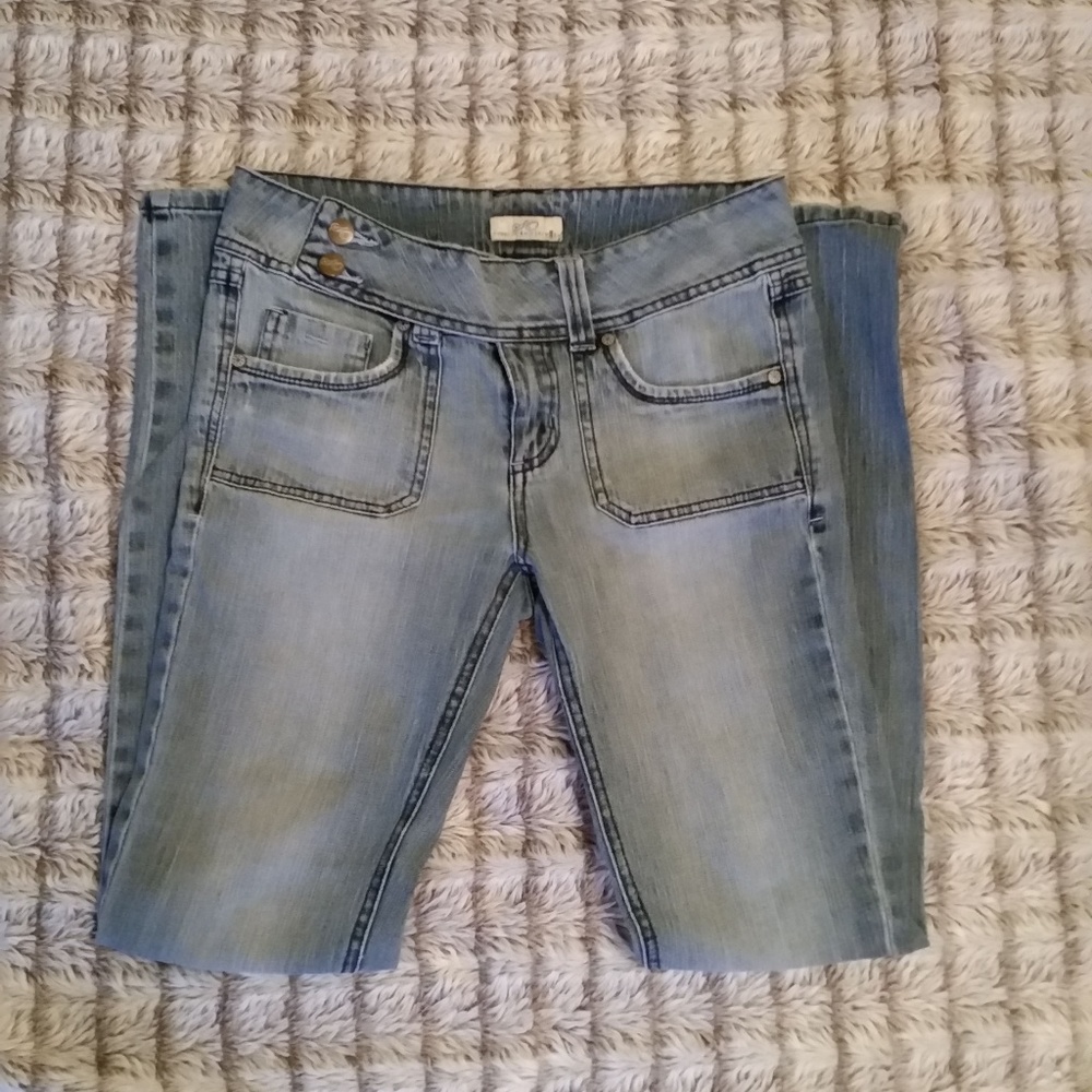 SO Double Button Skinny Jeans
